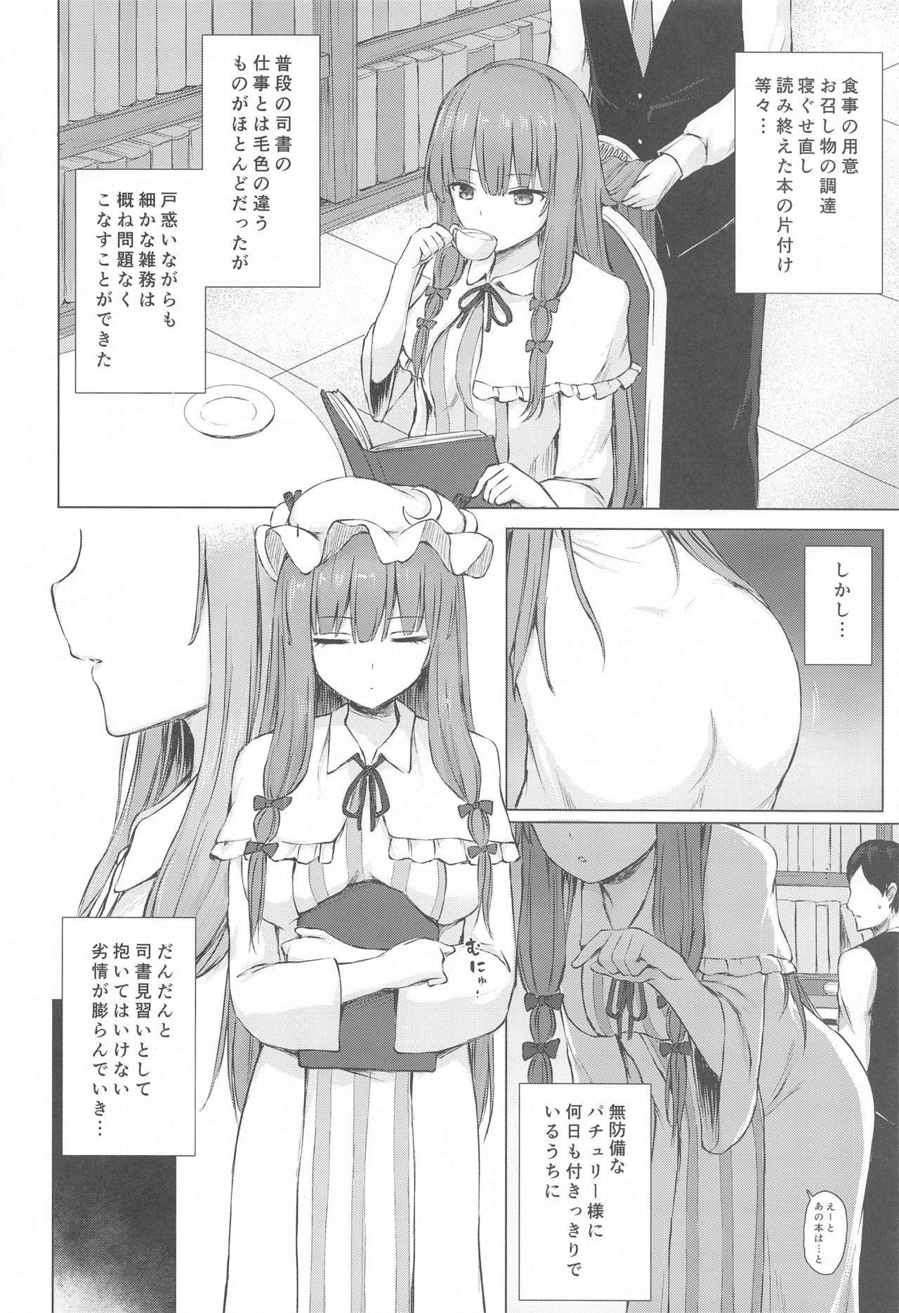 (名華祭14) [てこめんち (てち)] パチュリー・ノーレッジ快発記録 (東方Project)