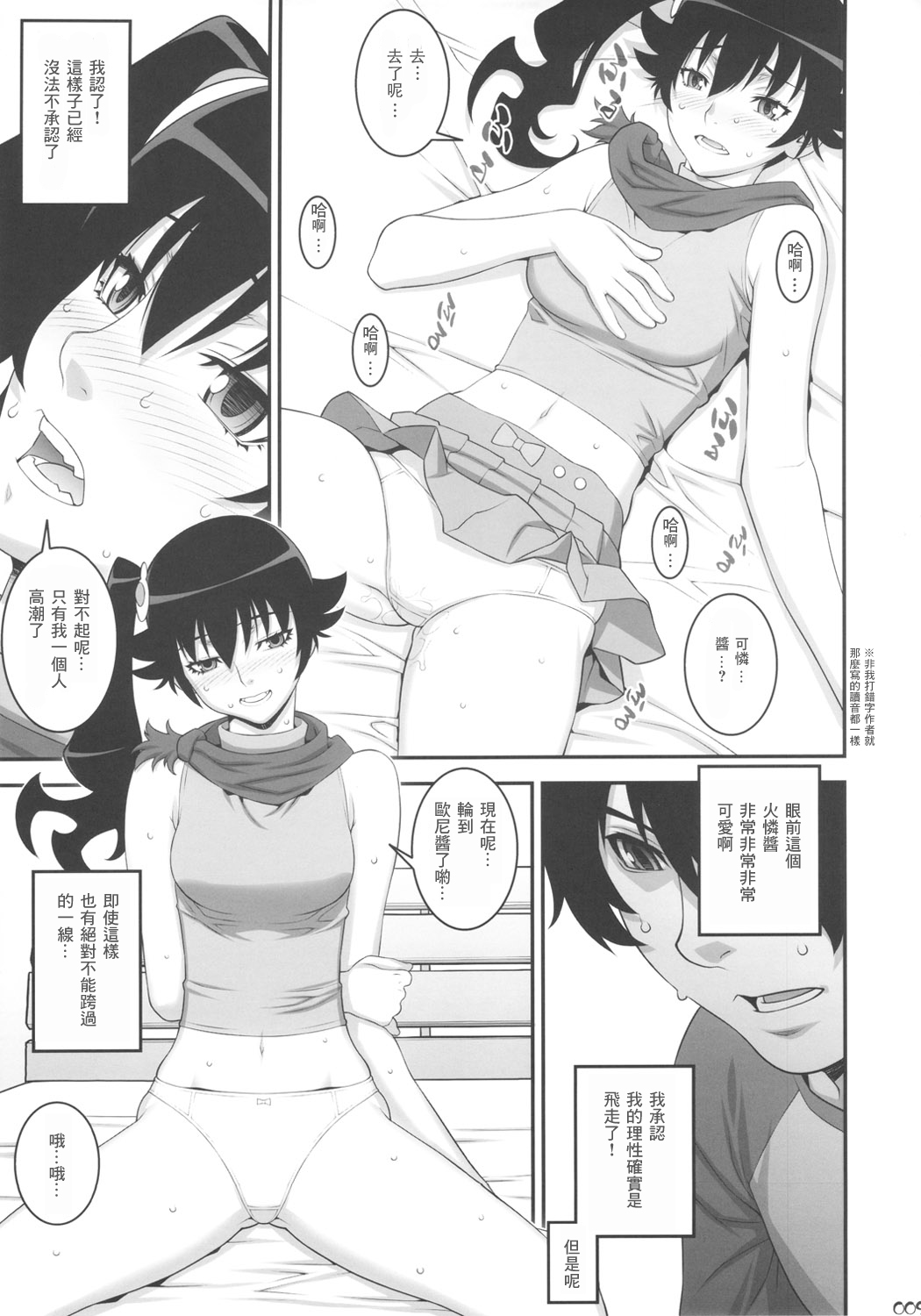 (C82) [もっちー王国 (もっちー)] 兄ちゃんになら何をされても構わないよ (化物語) [中国翻訳]