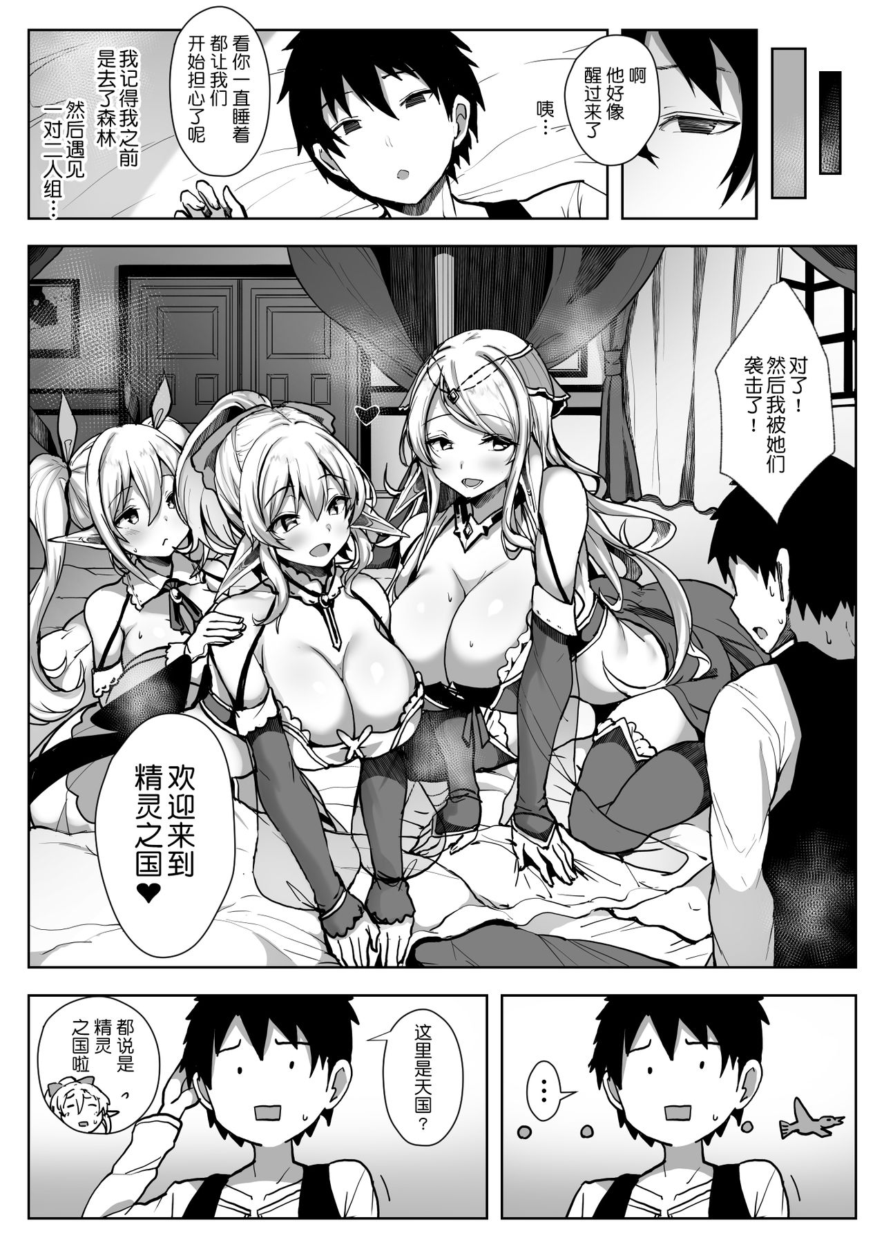 [diletta (おぱんちゅ)] エルフハーレム [中国翻訳]