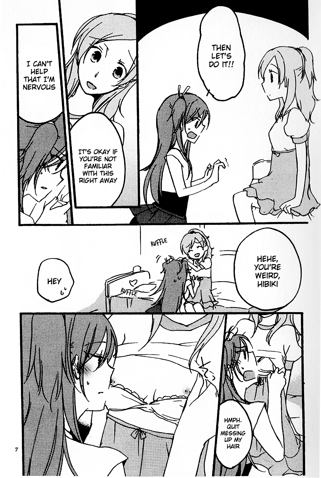 (C80) [にらたま (せきはら海奈、珍步)] たまには いいよね (スイートプリキュア) [英訳]