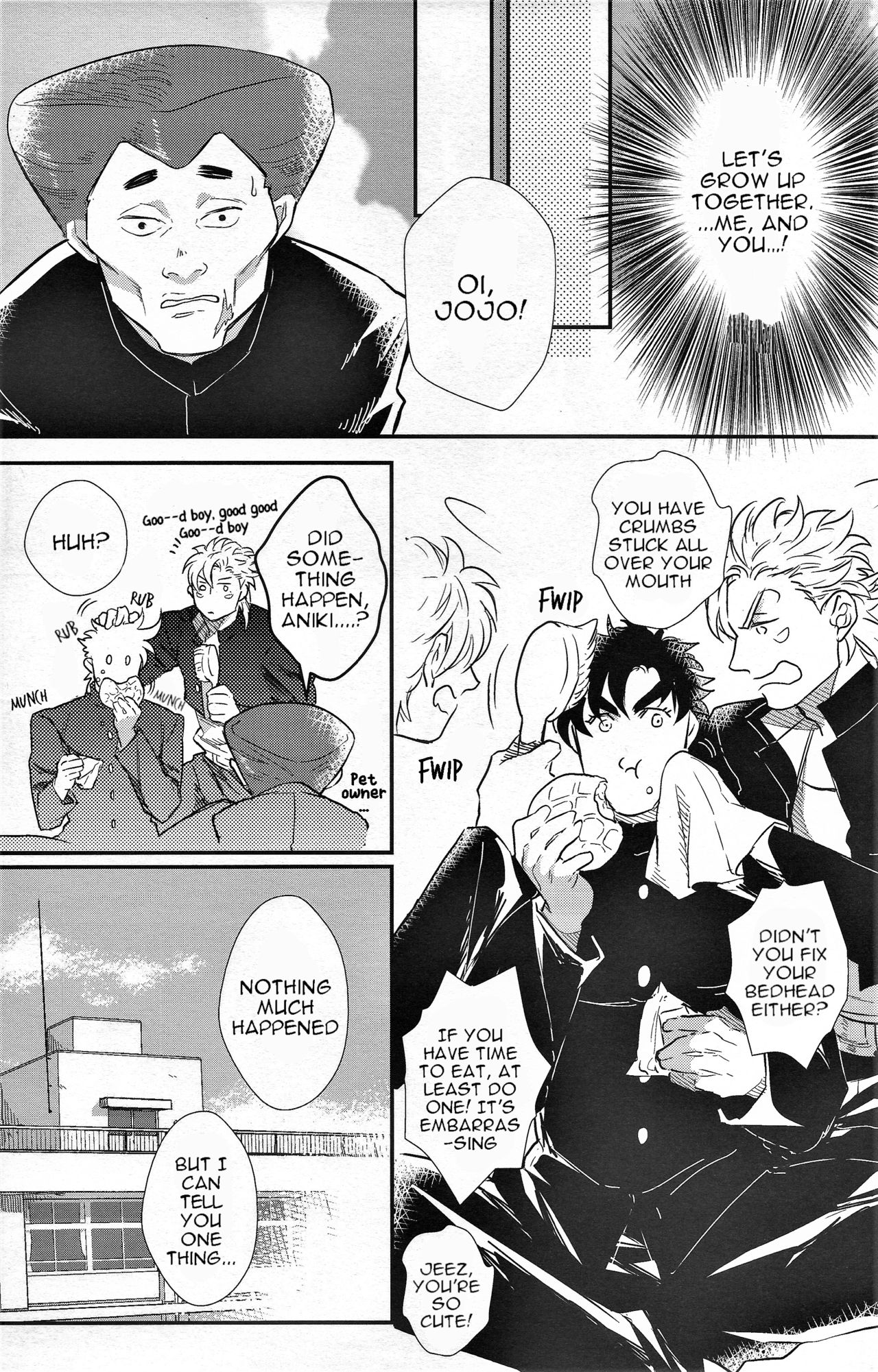 (サンクリ62) [1000+10 (あつ湯)] ヤンキー君と詰襟ちゃん (ジョジョの奇妙な冒険) [英訳]