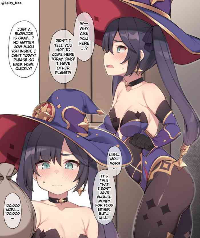 [Moo] モナちゃんに会えない理由(妄想) (原神) [英訳]