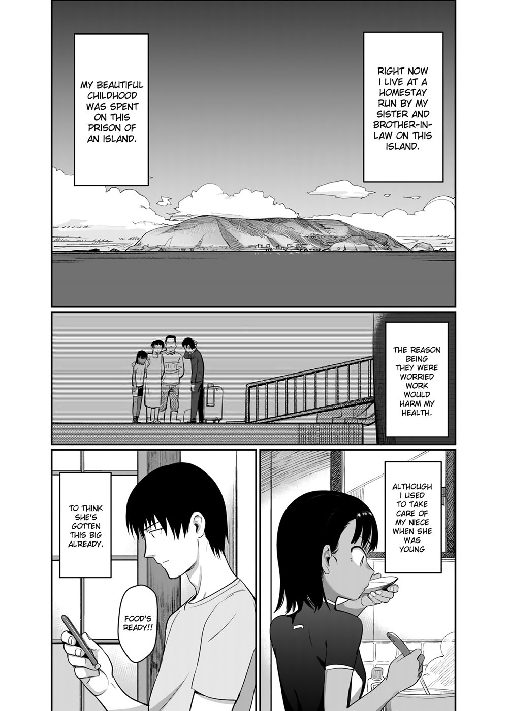 [シャモナベ] 潮風に吹かれたので (COMIC快楽天 2020年6月号) [英訳] [無修正]