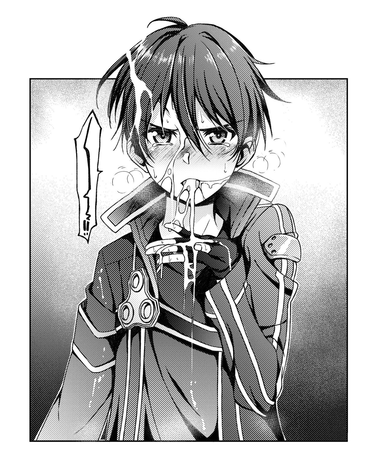 [InkStone (あまみりょうこ)] 黒の剣士陵辱 (ソードアート・オンライン) [英訳] [DL版]