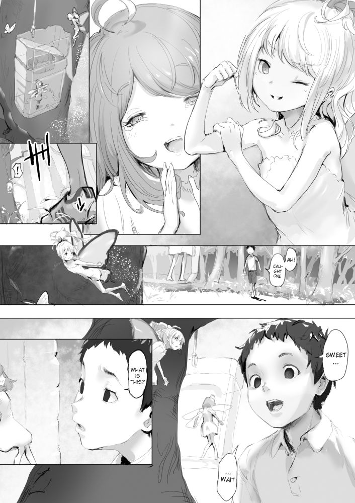 [だんれんじ] 虫と小さな女の子たち [英訳]