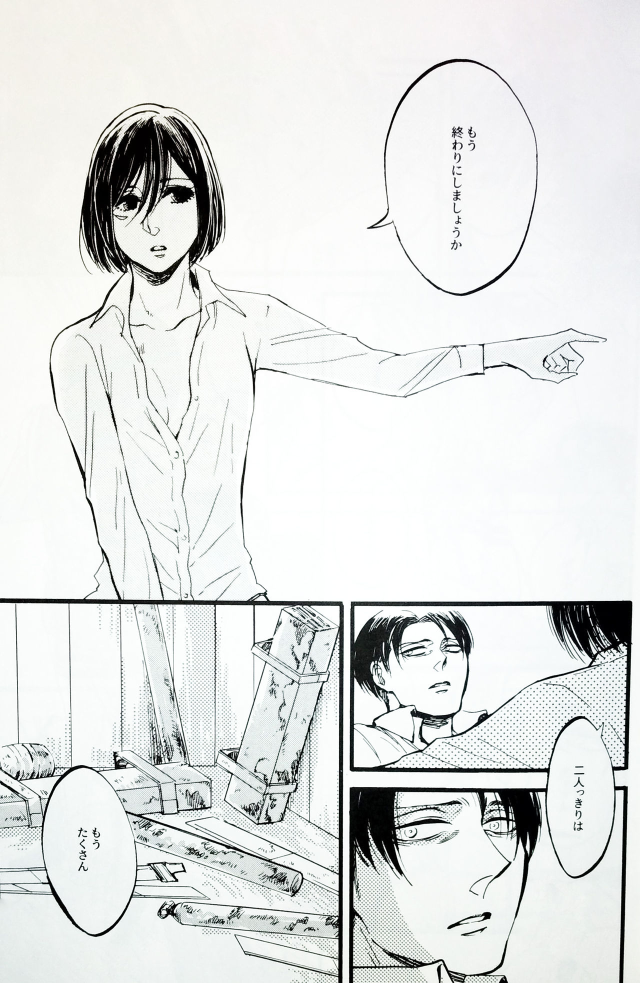 (第25回壁外調査博) [QuintalLagosta (エビグラ)] in the ark. (進撃の巨人)