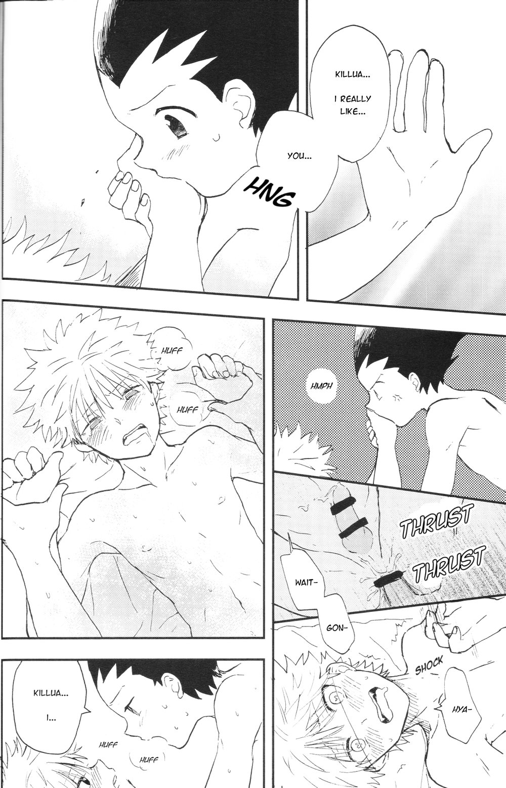 (C86) [いろり (由)] うしろの正面 (ハンター×ハンター) [英訳]