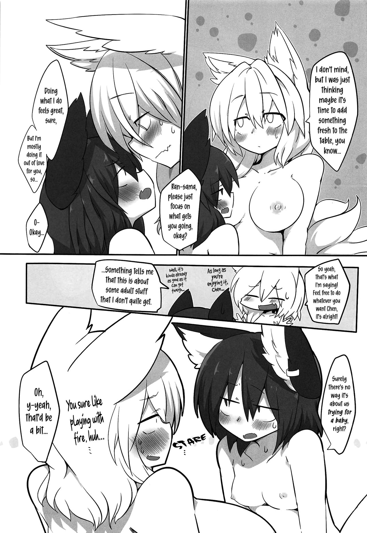 (C95) [RTD (みずが)] れんしゅうするねこ (東方Project) [英訳]