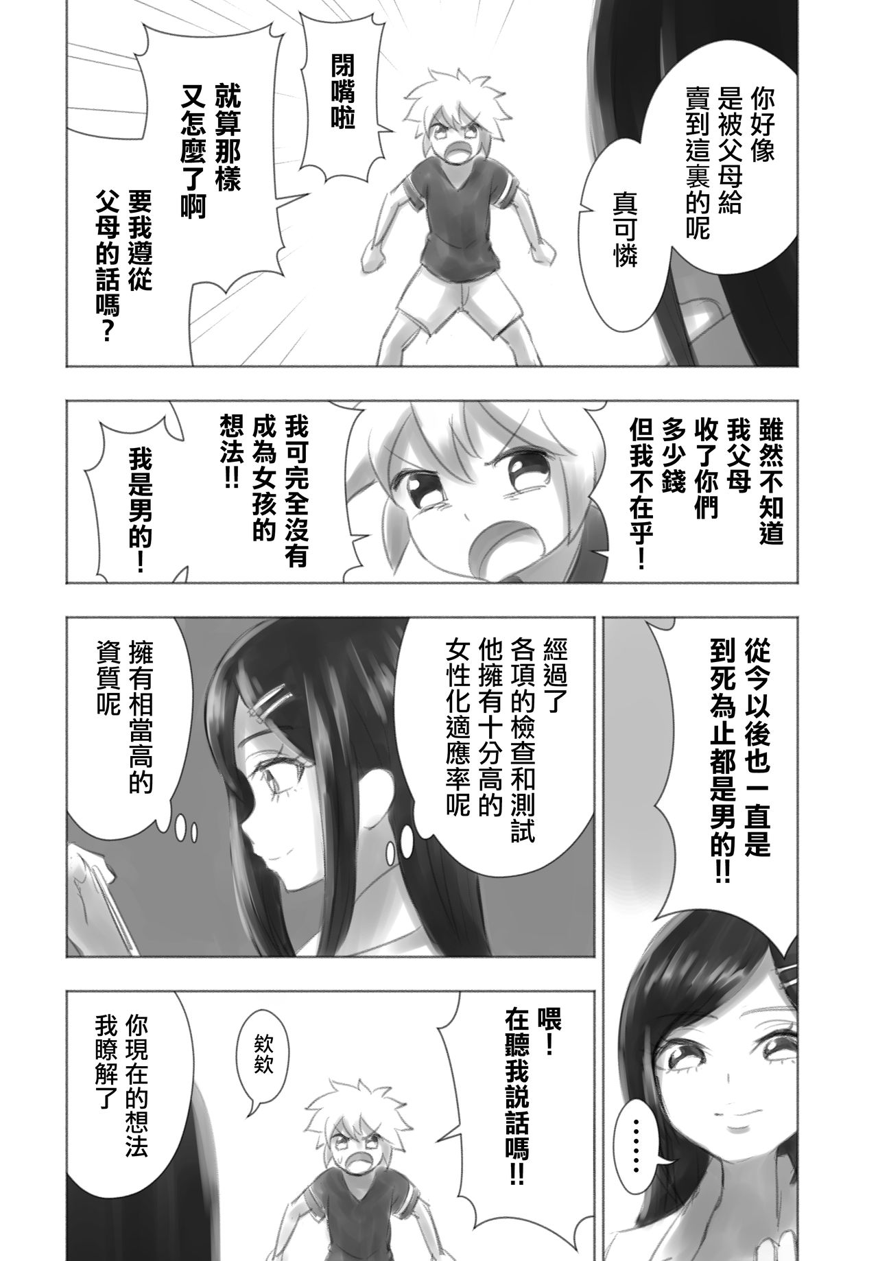 [KANAOSU] オトコノコ女性化研究録 其ノ一 [中国翻訳]