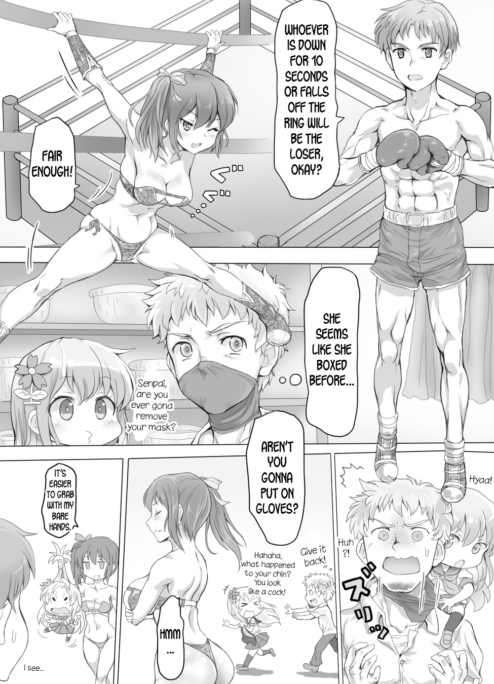 [みつのほ] 嫐り時々射精 ぞくっ!! ～女に負けるってどんな気持ちですか?～ [英訳]