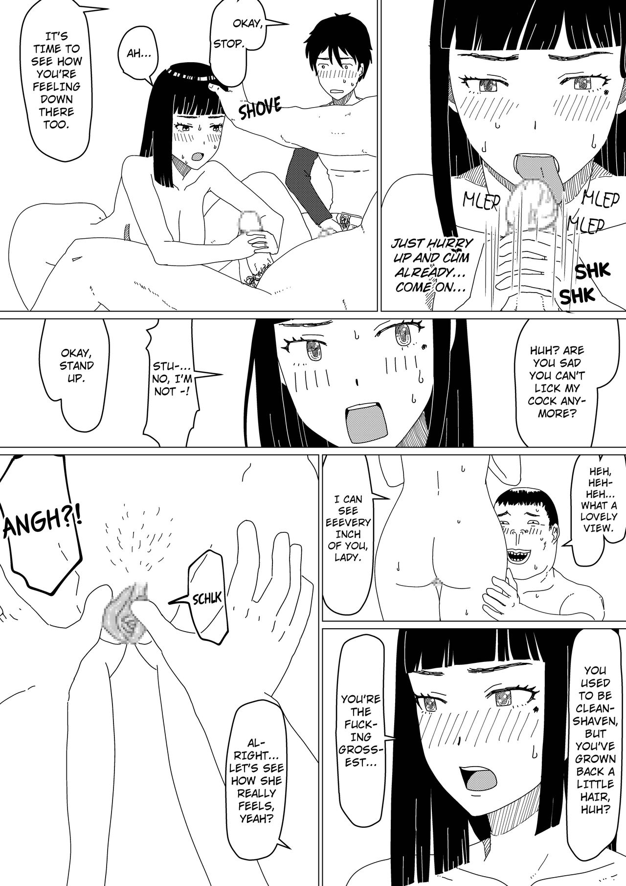 [地獄のにゃんこ] ちえりさんは負けられない！2 -夫公認マンション共有寝取らせ便器妻・前編- [英語]