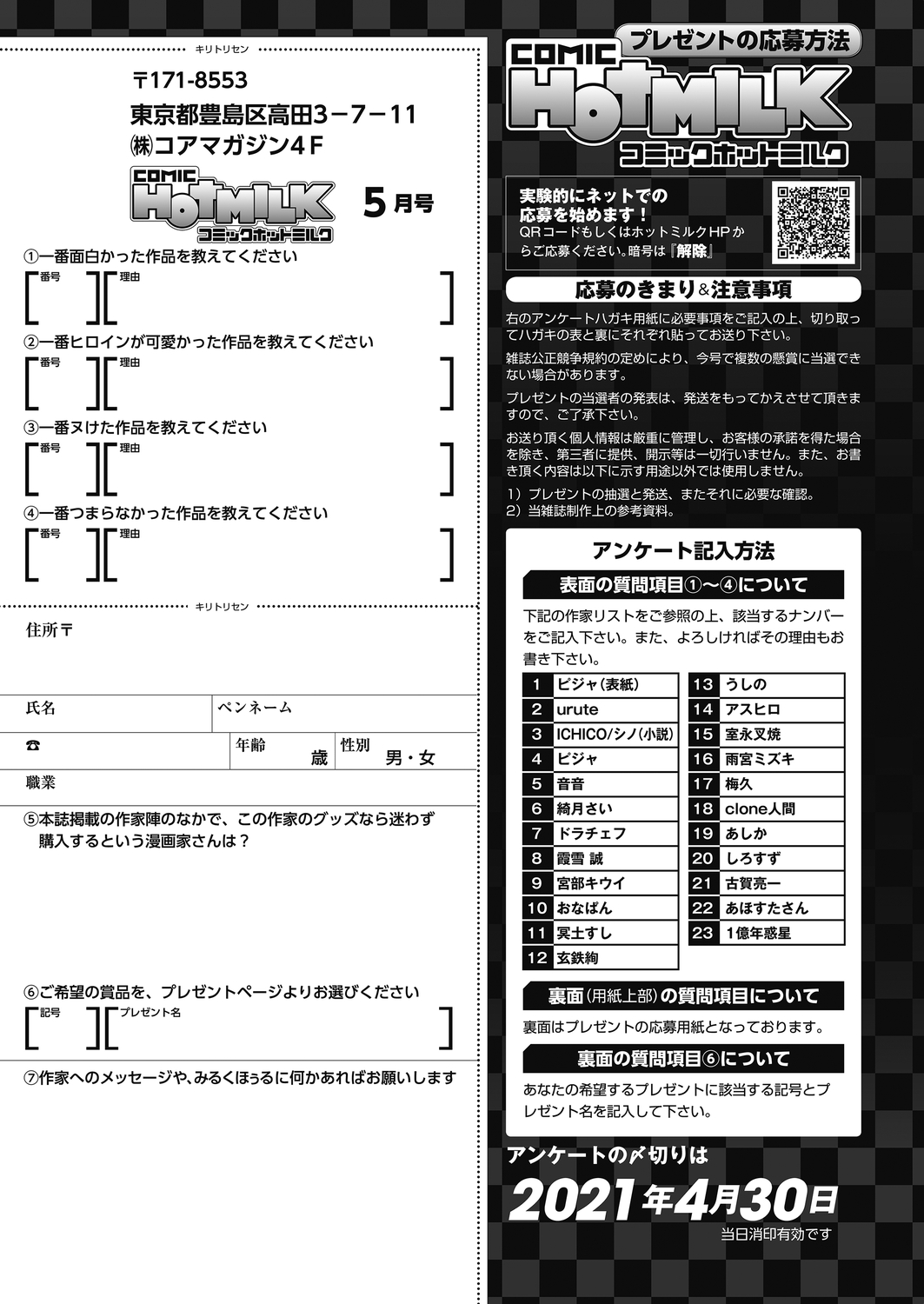 コミックホットミルク 2021年5月号 [DL版]