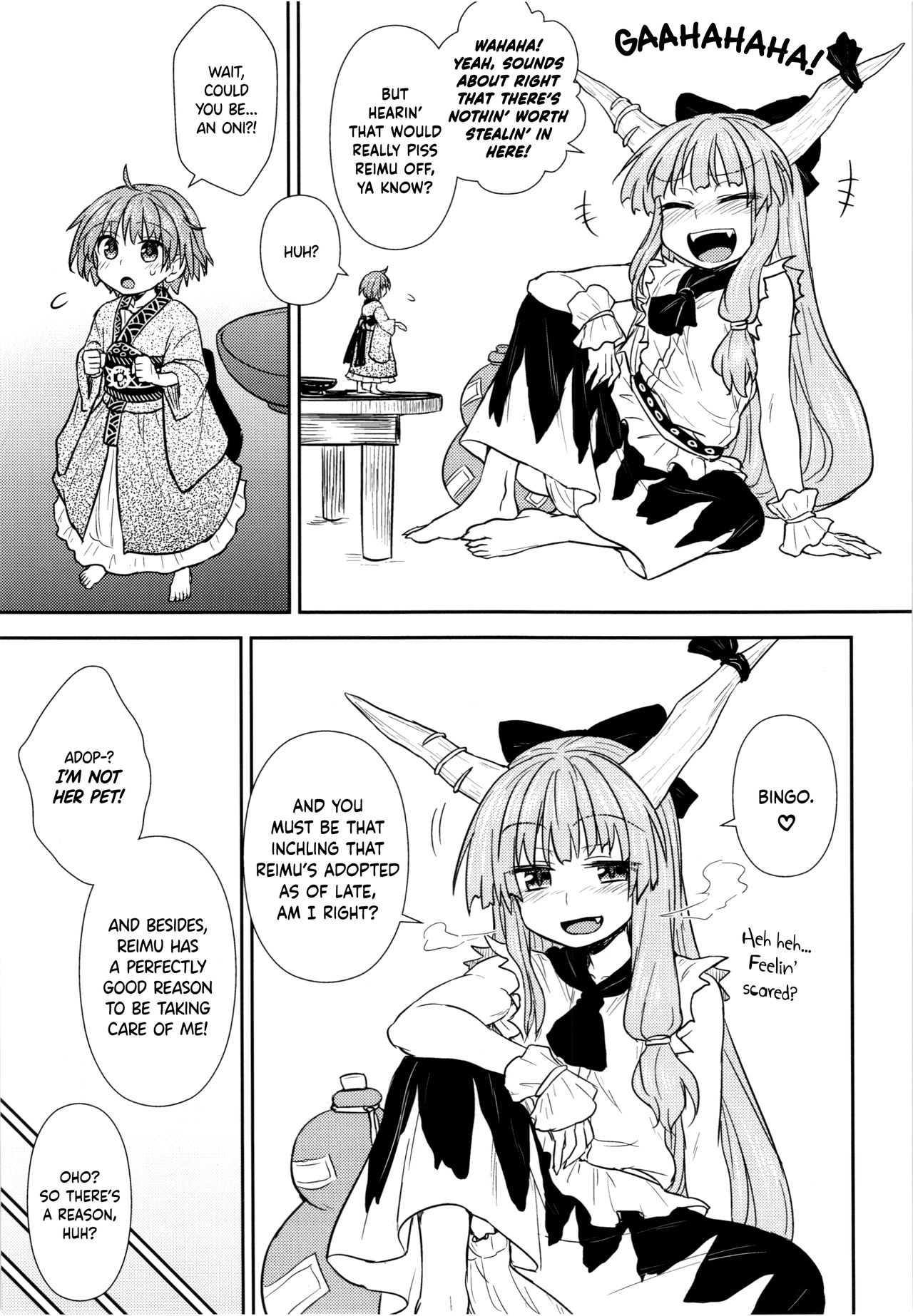 (例大祭12) [110-GROOVE (イトウゆーじ)] 針妙丸の鬼退治 (東方Project) [英訳]