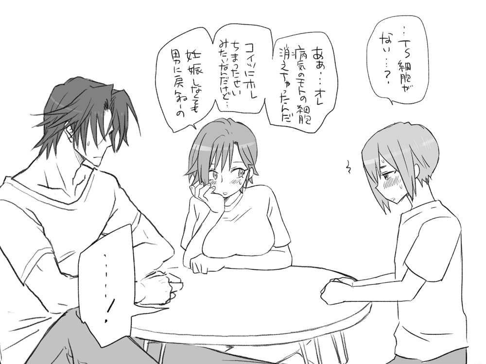 [エロエ] 性転換後、親友と ～当て馬編～