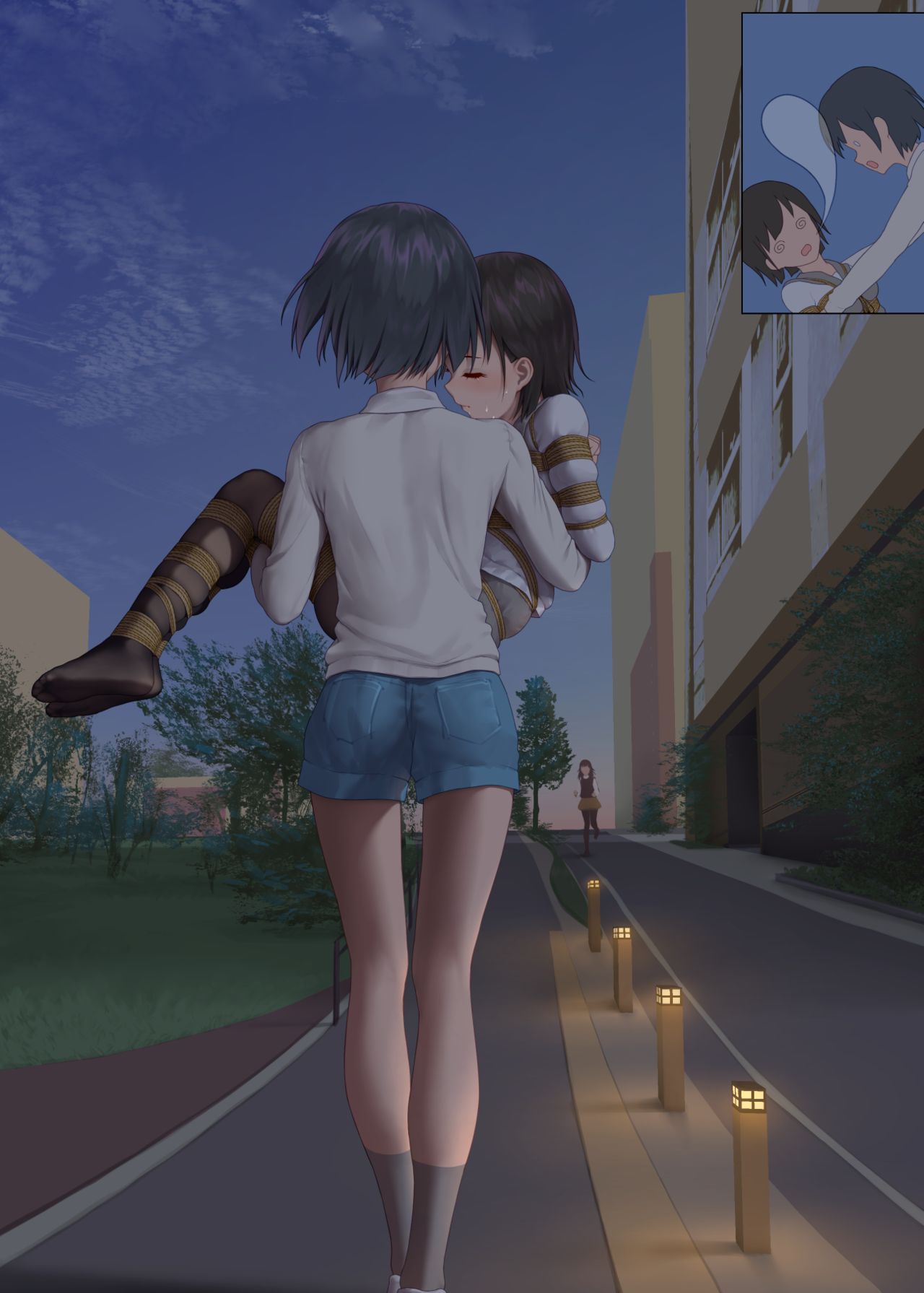 [himitsu] 小織の日記 公園でのあそび[chinese]