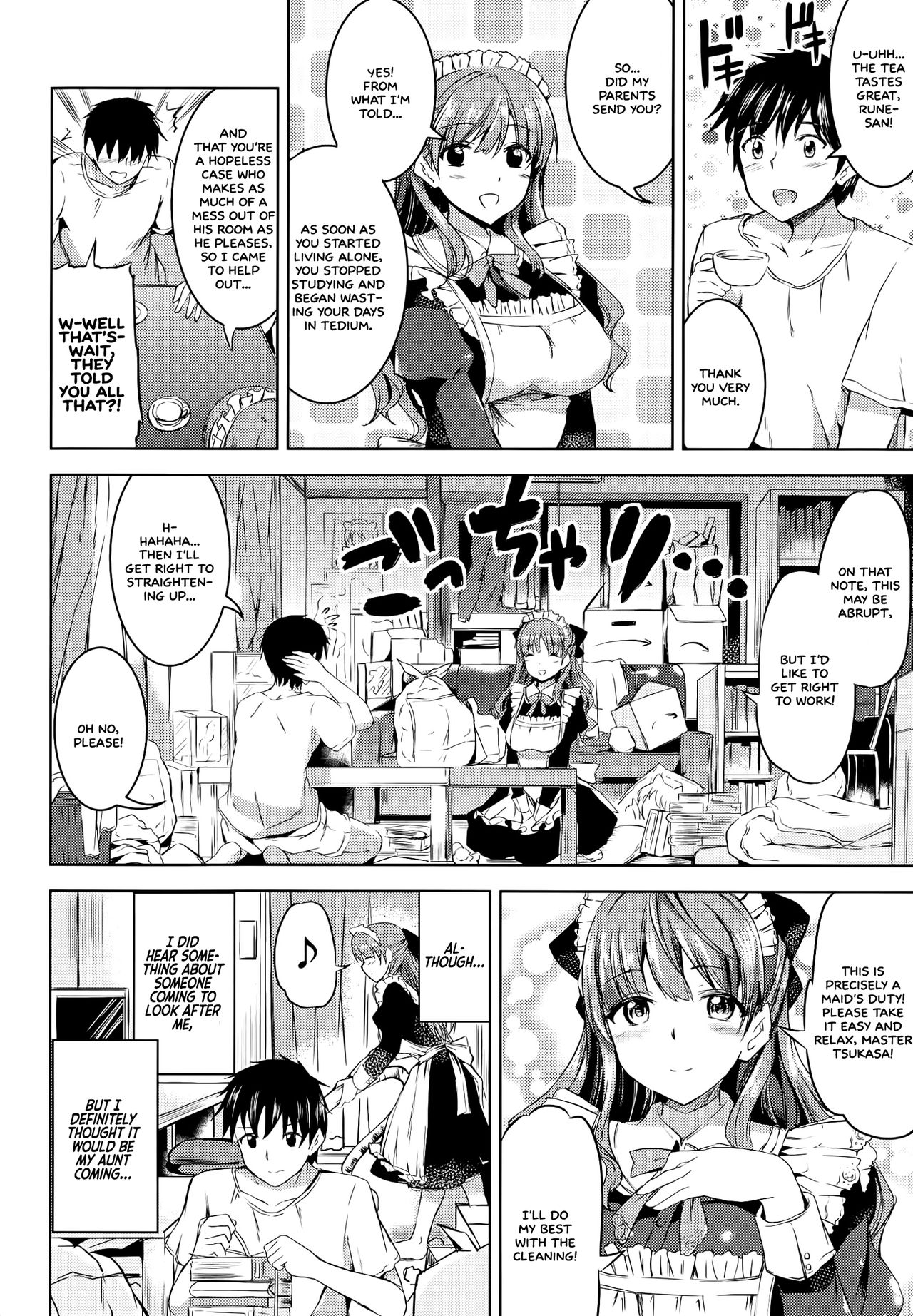 [神代竜] お嬢様のメイド事情 第1-6話 [英訳]