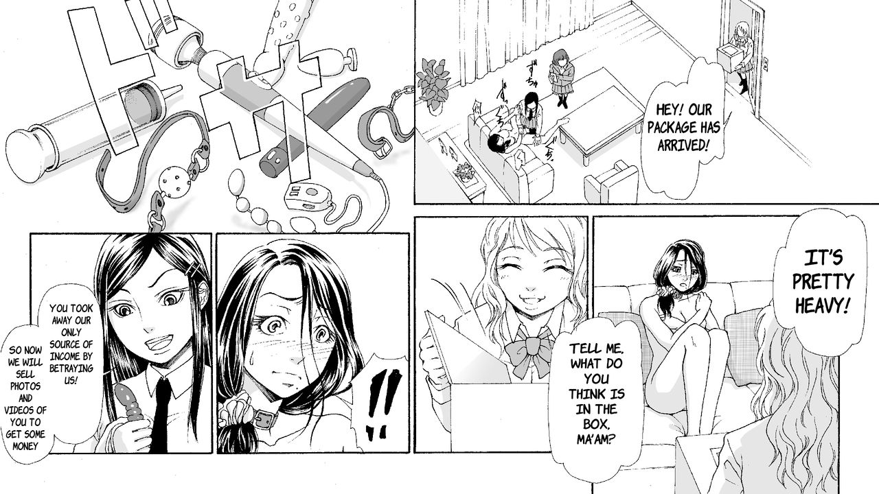 [女による女への陵辱] 母娘無残 ～万引き復讐地獄～ [英訳]