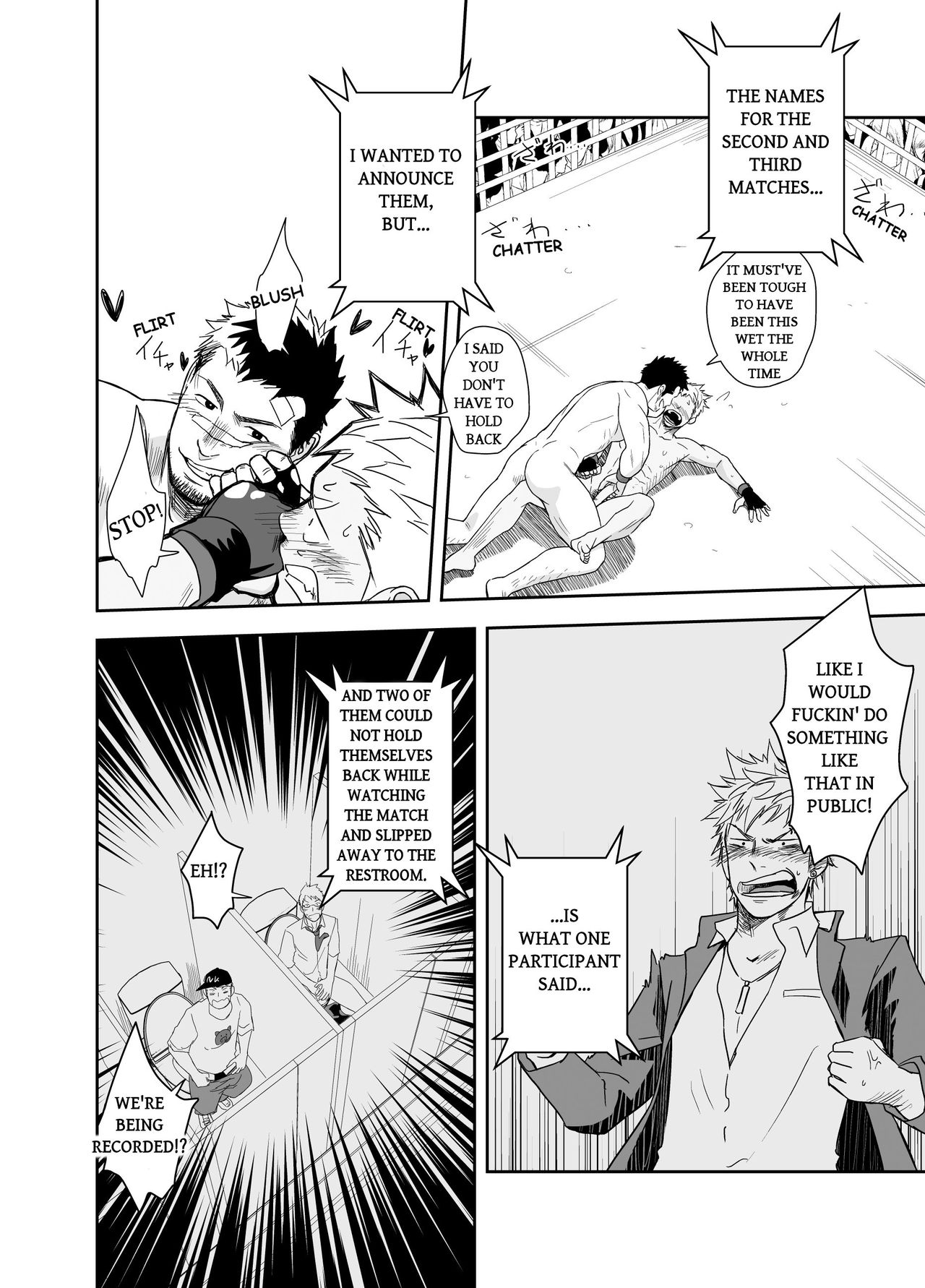 [♂めんたいこ♂ (一十)] ガチンコバトル [英訳] [DL版]