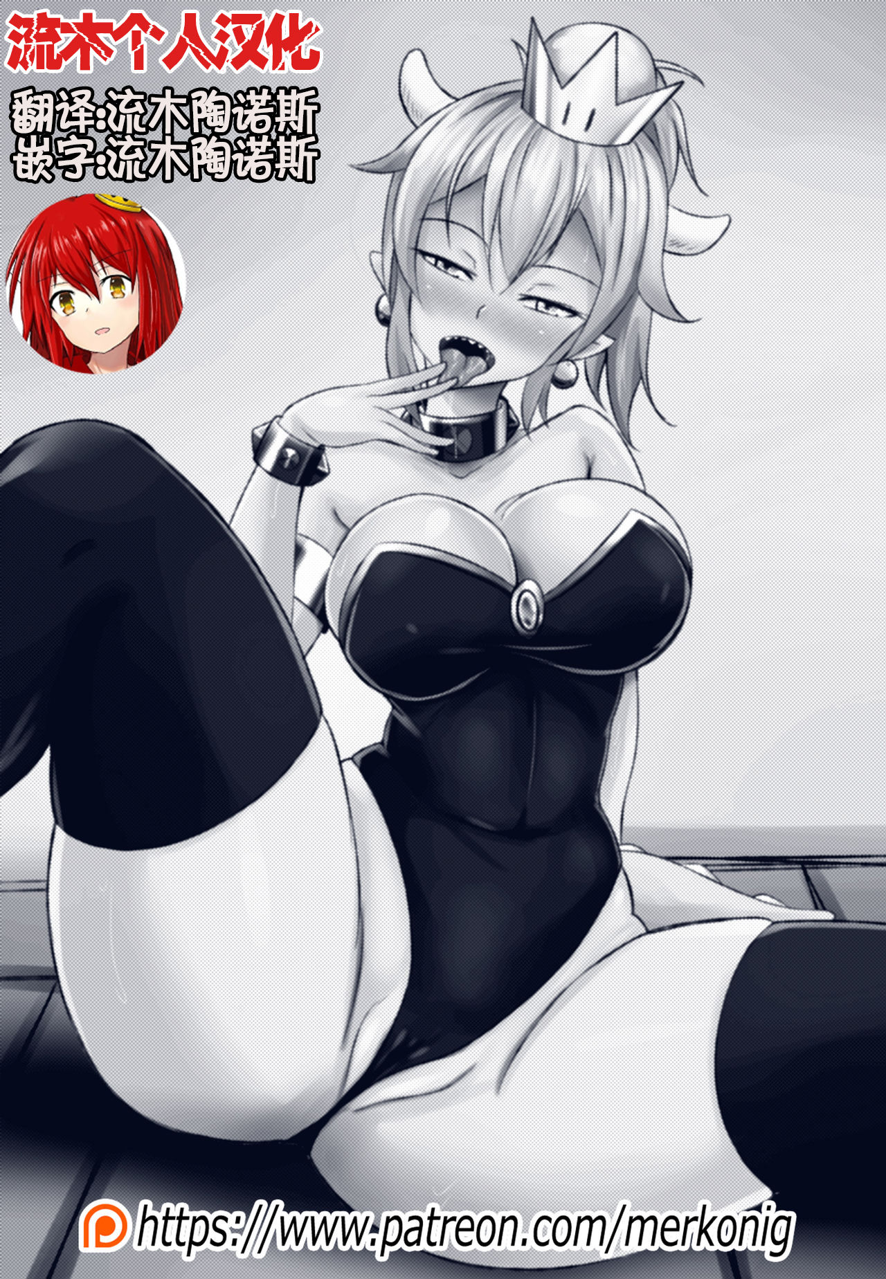 [Merkonig] Bender 库巴姬(New Super Mario Bros. U Deluxe) [中国翻訳] [流木个人汉化]