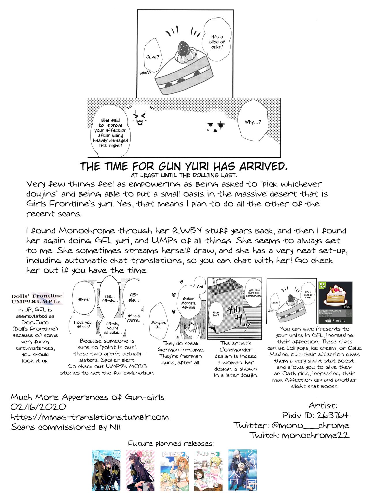 (C95) [紫陽花郷 (モノクロ)] Secret Night (少女前線) [英訳]