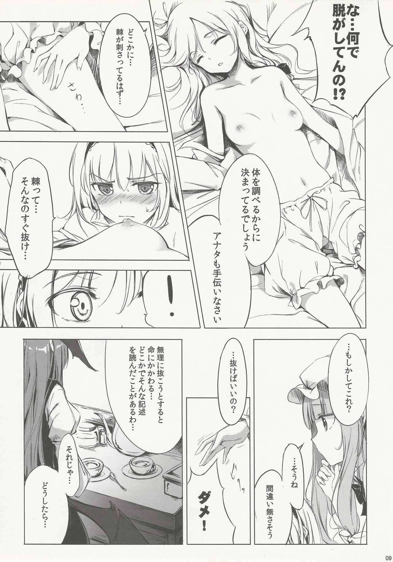 (C81) [劇毒少女 (ke-ta、日向、冬馬雪崩)] SLEEPING MAGE ‐魔法の森の眠り姫‐ 劇毒少女 Publication Number VII (東方Project)