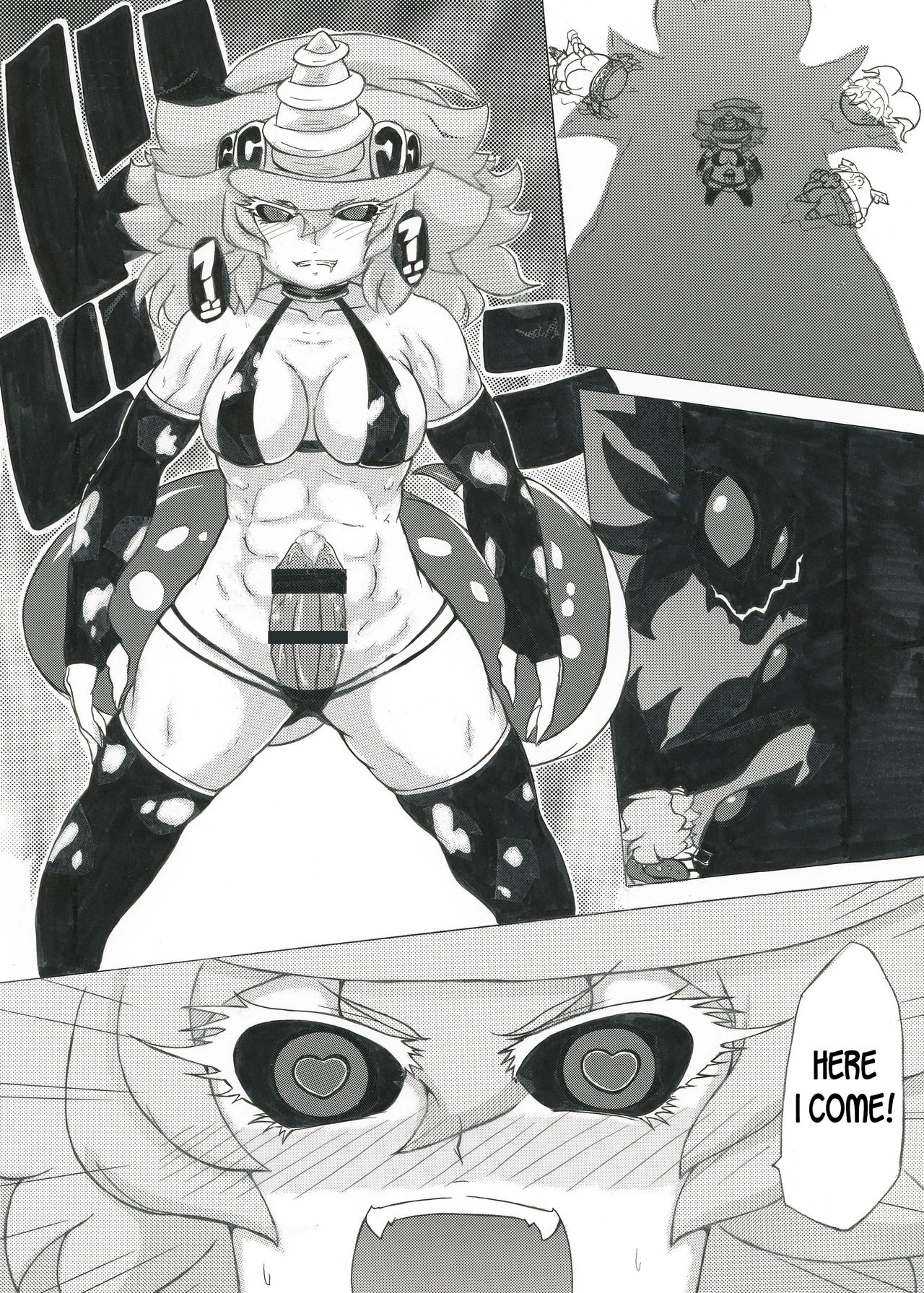 [全力!ゴリラビンタ学園] ふたなり竜とおなほ妖精 [英訳] [DL版]