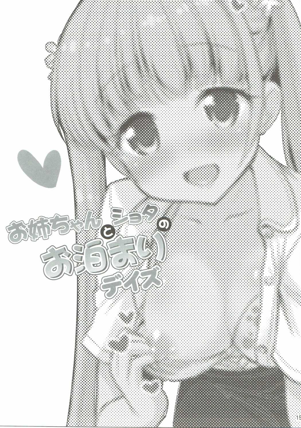 (C90) [Hasemi box (長谷見亮)] お姉ちゃんとショタのお泊りデイズ (NEW GAME!) [英訳]