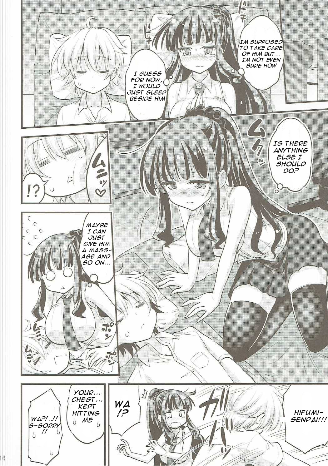 (C90) [Hasemi box (長谷見亮)] お姉ちゃんとショタのお泊りデイズ (NEW GAME!) [英訳]