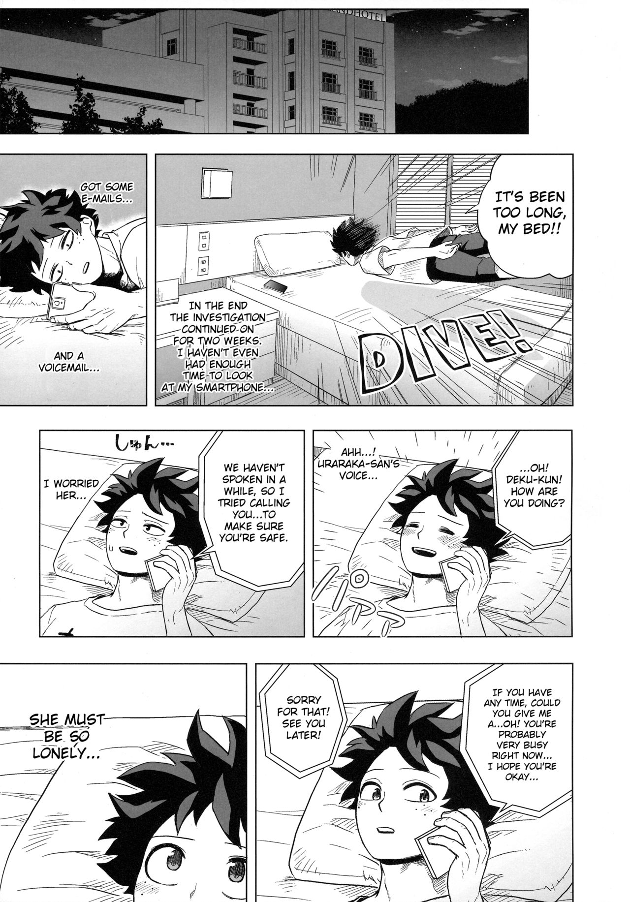 [赤の域 (ぶっちぃ)] ひとりよりふたりがイイ! (僕のヒーローアカデミア) [英訳]