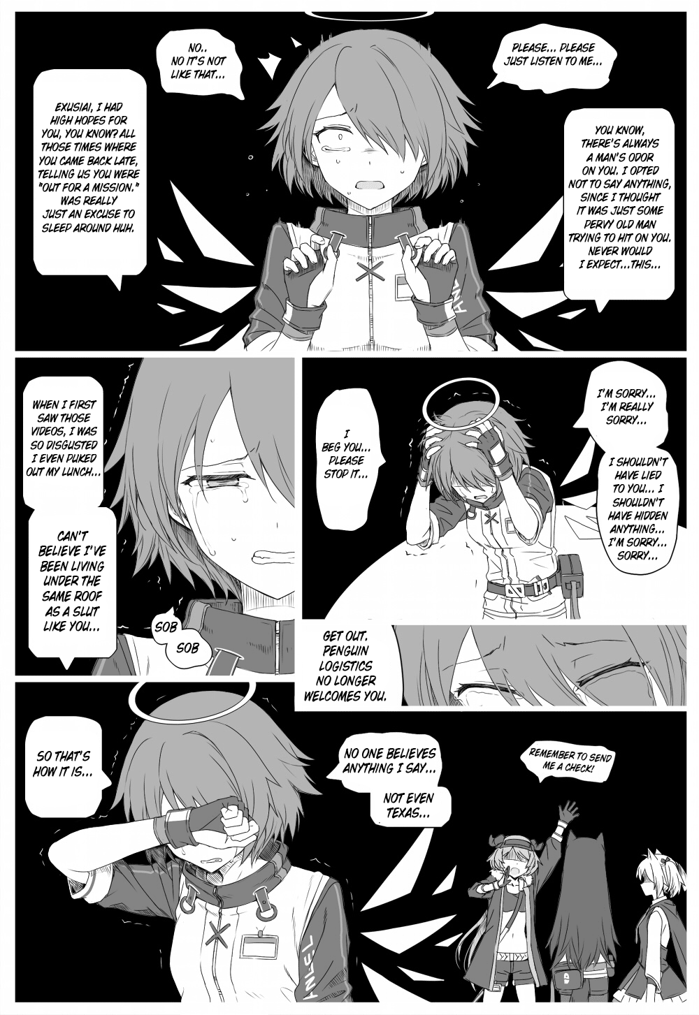 [kataokasan] 无能狂怒 pg 23-71 (明日方舟) [英訳]