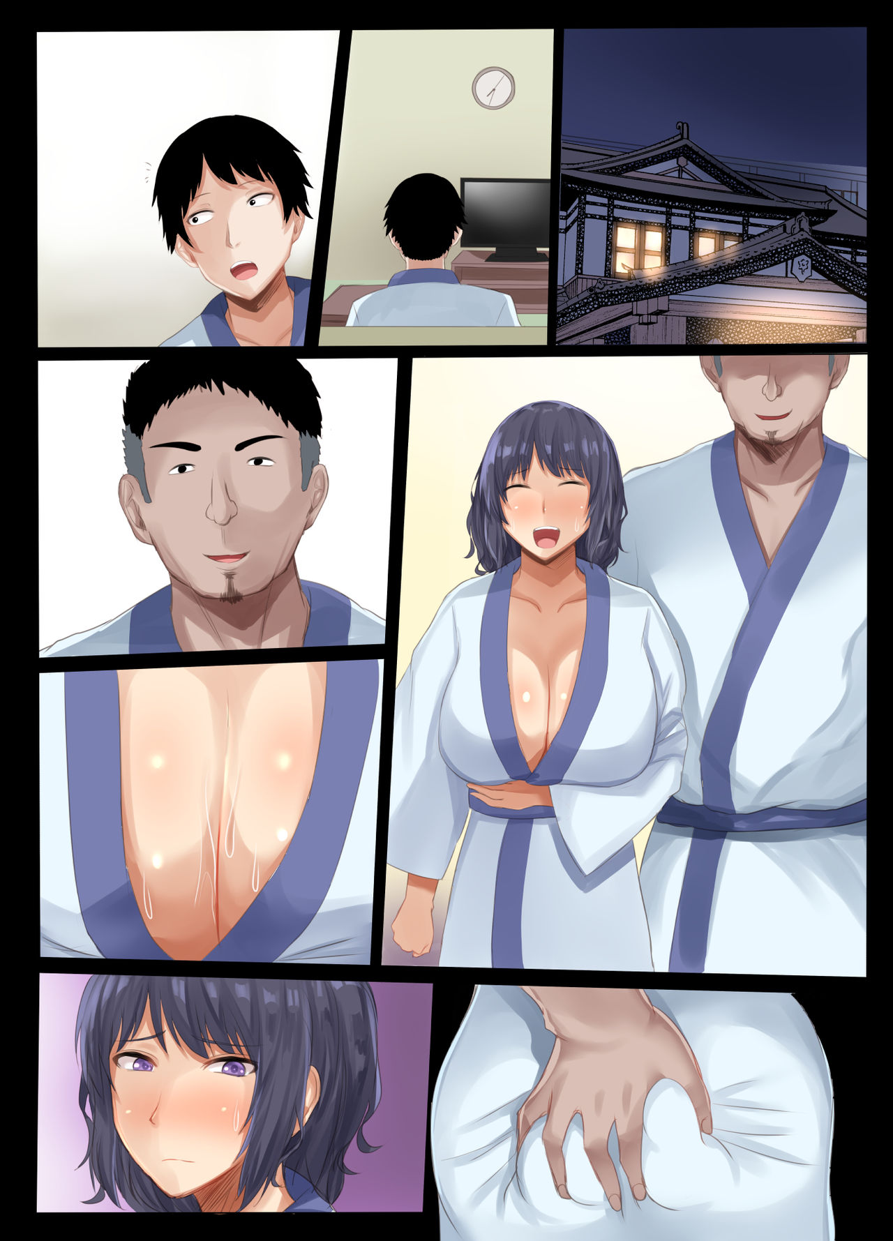 [Soft Thigh (むにおに)] 夫の知らない妻の淫乱顔