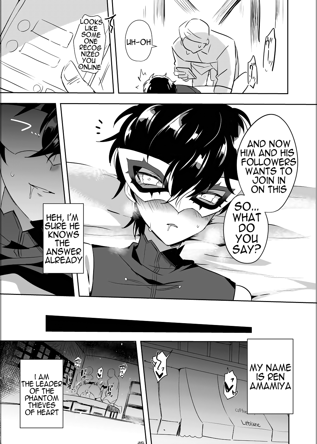 [メス尻ンダー (ゆうま)] 怪盗団リーダーの秘密の生放送 (ペルソナ5) [英訳] [DL版]