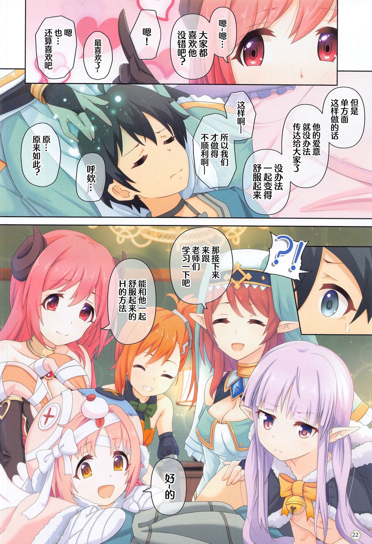 (COMIC1 BS祭 スペシャル) [MIDDLY (みどりのちや)] カラフルコネクト 4th:Dive (プリンセスコネクト!Re:Dive) [中国翻訳]
