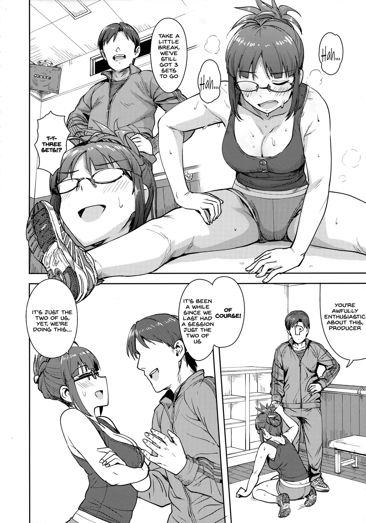 (C91) [PLANT (鶴井)] 律子とストレッチ! (アイドルマスター) [英訳]
