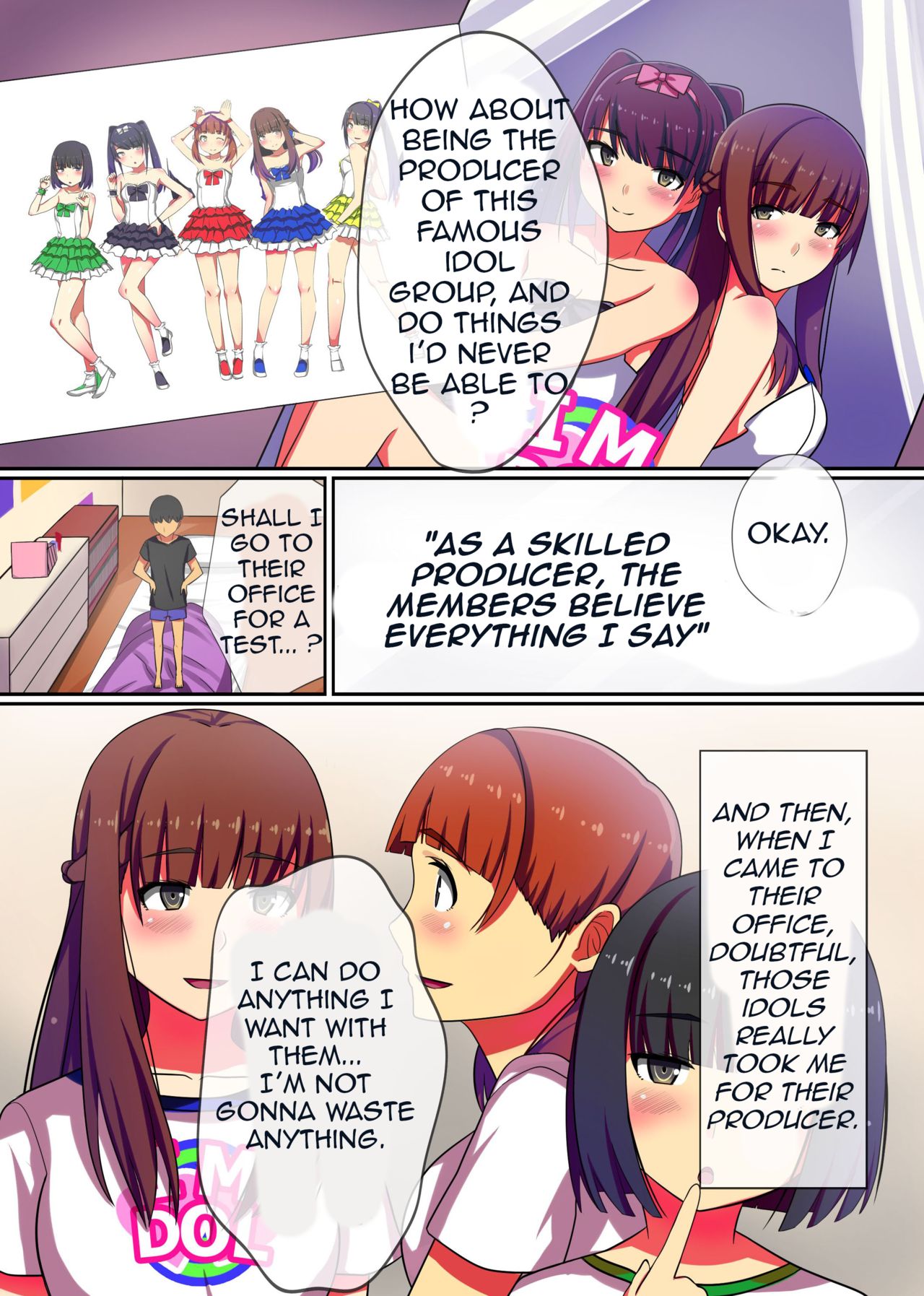 [NCP] プロデューサーの命令は絶対!アイドルオタクの俺が常識変換アプリでアイドル孕ませハーレム! [英訳]