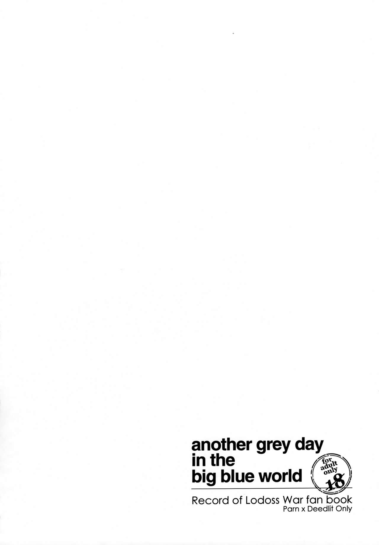 [よろずCOMPANY (橘瑠璃)] another grey day in the big blue world (ロードス島戦記)
