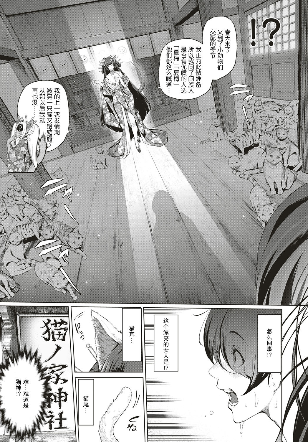 [すずはねすず] ボーイミーツにゃーゴッド 第1話 (コミック エグゼ 04) [中国翻訳] [DL版]