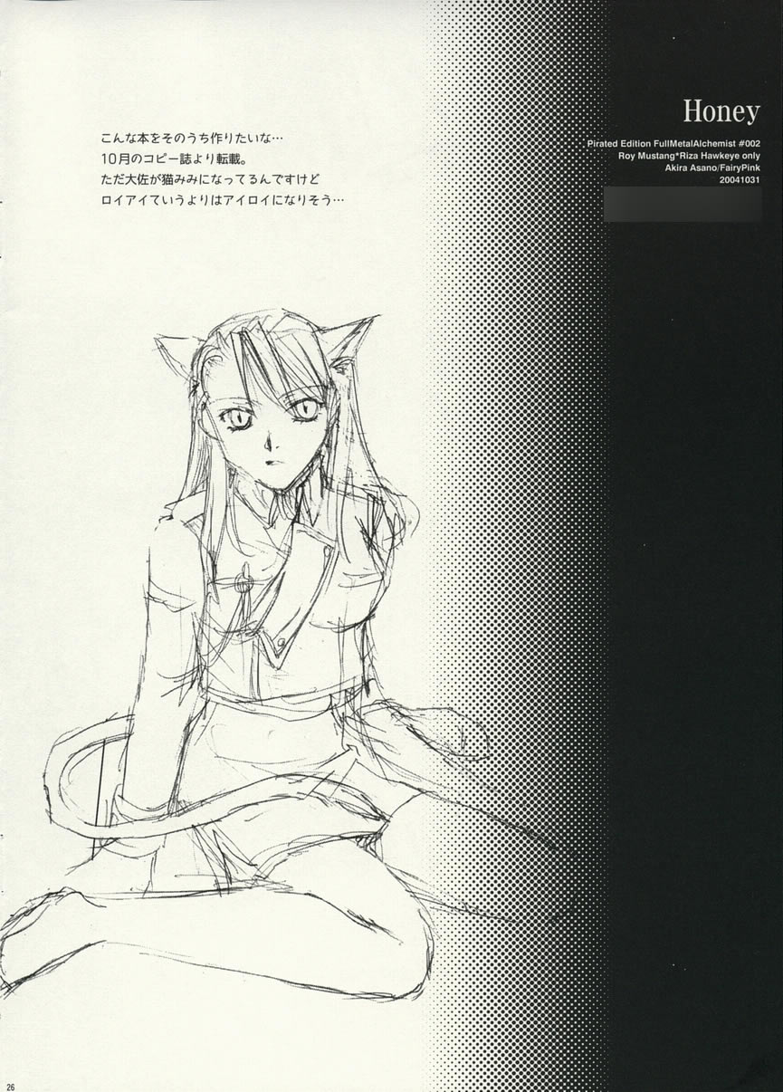 [FAIRY PINK (浅野晃)] Honey (鋼の錬金術師)