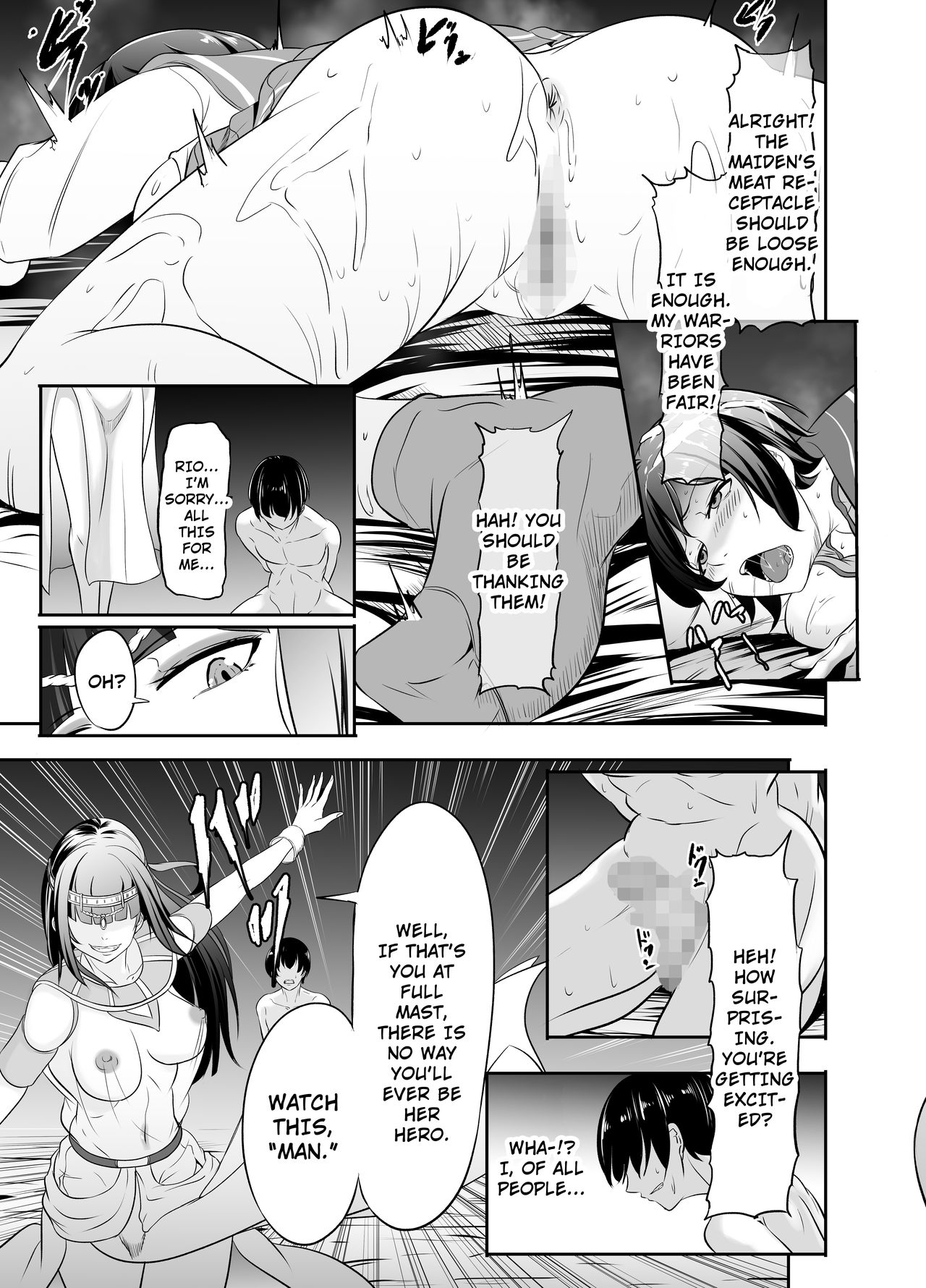 [めでたし (木星ろっく、暮島弘人)] NTRふたなり異世界 [英訳]