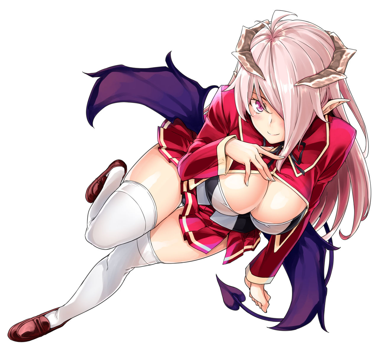 [三崎 (神毛物由宇)] アクマでJK！-魔界アプリでハーレム試験- 第1-3話 [DL版]