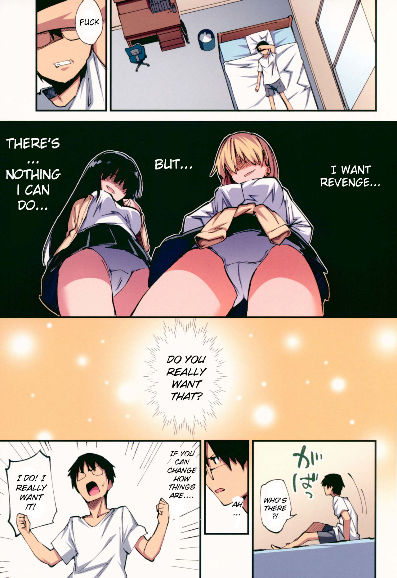 (こみトレ32) [やまなし娘。 (シツジ、さわやか鮫肌)] 催眠能力で淫らなパコハメ性活～発情したイジメッ娘とおねだりSEX～ [英訳]