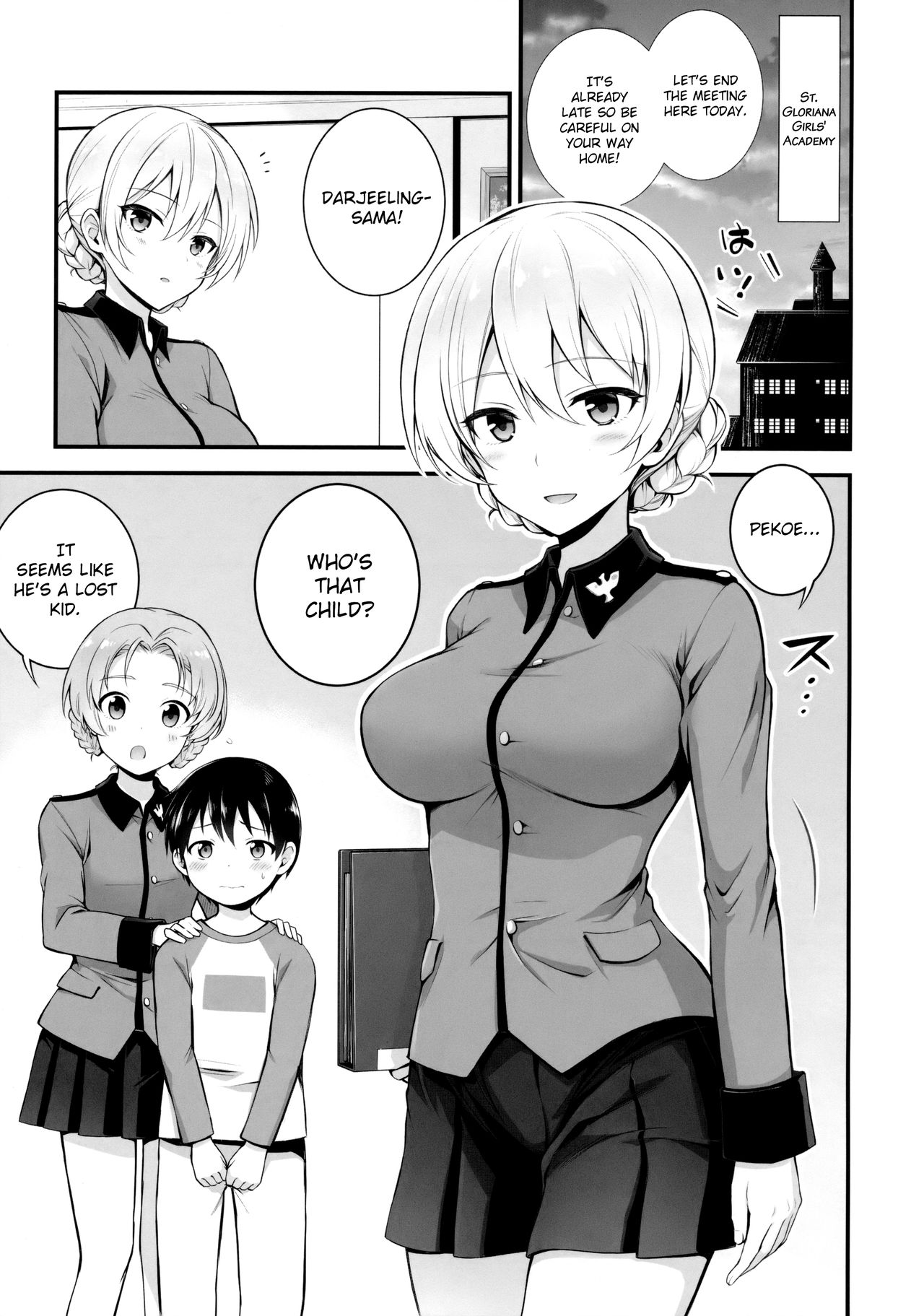 (C92) [チャバシラチェーンソー (茶々らん)] ダージリンと恋をしました (ガールズ&パンツァー) [英訳]