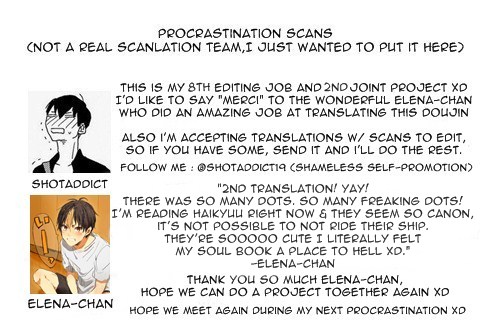 (SUPER22) [地下堂 (ハルコ)] Weekend Rendezvous (ハイキュー!!) [英訳]