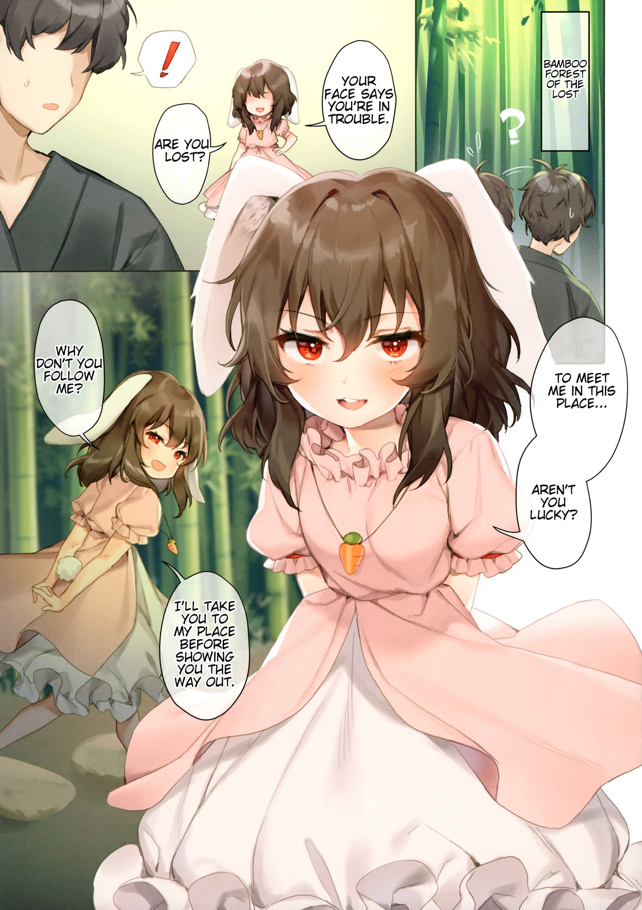 (C95) [somnia (Hajin)] てゐと一晩中 (東方Project) [英訳]