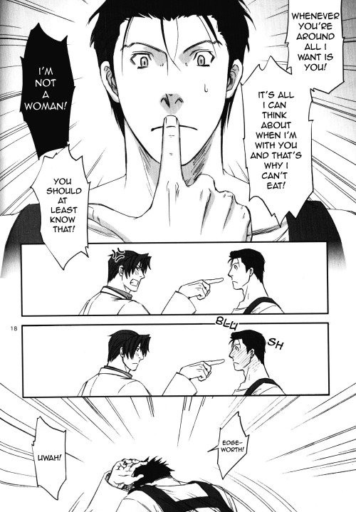 [未定屋 (たぴょん)] 食 (逆転裁判) [英訳]