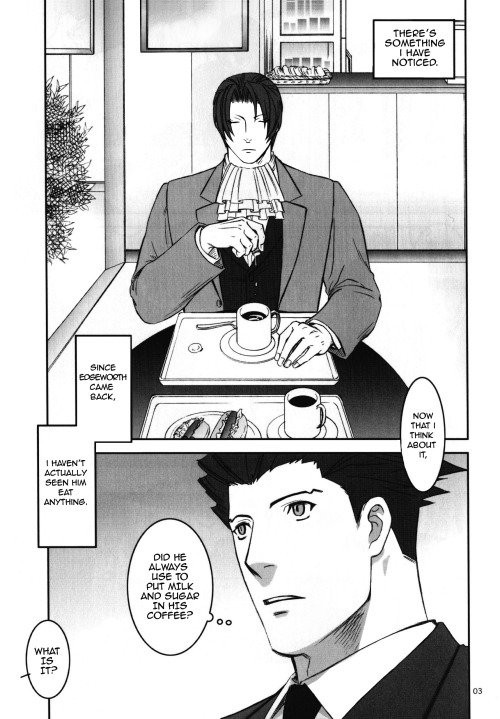 [未定屋 (たぴょん)] 食 (逆転裁判) [英訳]