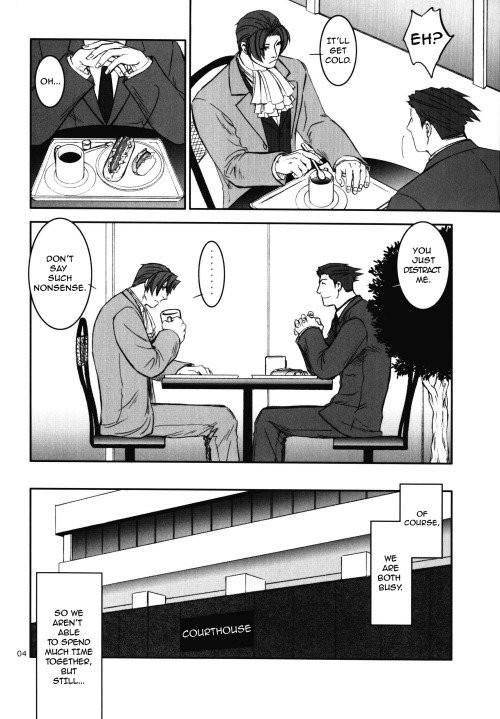 [未定屋 (たぴょん)] 食 (逆転裁判) [英訳]