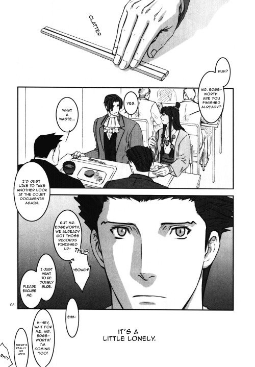 [未定屋 (たぴょん)] 食 (逆転裁判) [英訳]