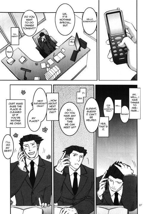 [未定屋 (たぴょん)] 食 (逆転裁判) [英訳]