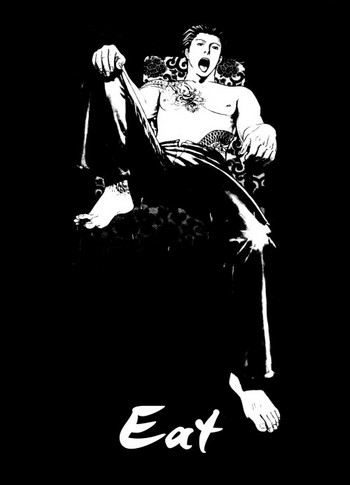 [未定屋 (たぴょん)] 食 (逆転裁判) [英訳]